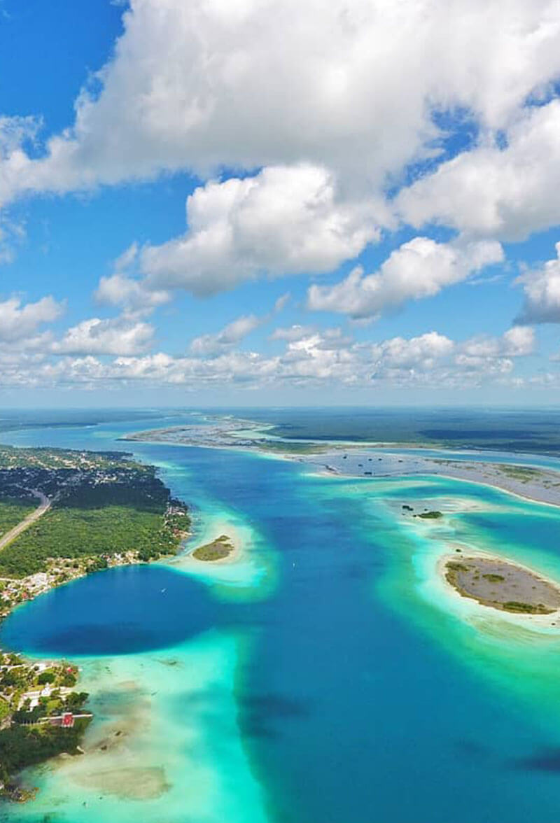 bacalar from the sky