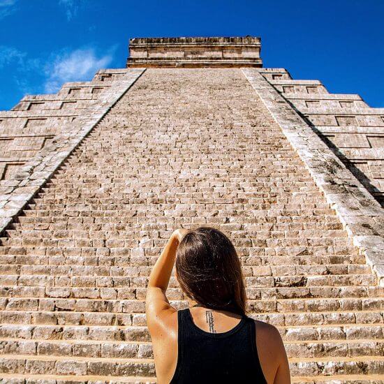 Chichen Itza, a ruined ancient Maya city in south-central Yucatan state, Mexico