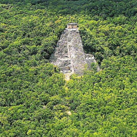 Mayan city Coba in Quintana Roo, the imposing city
