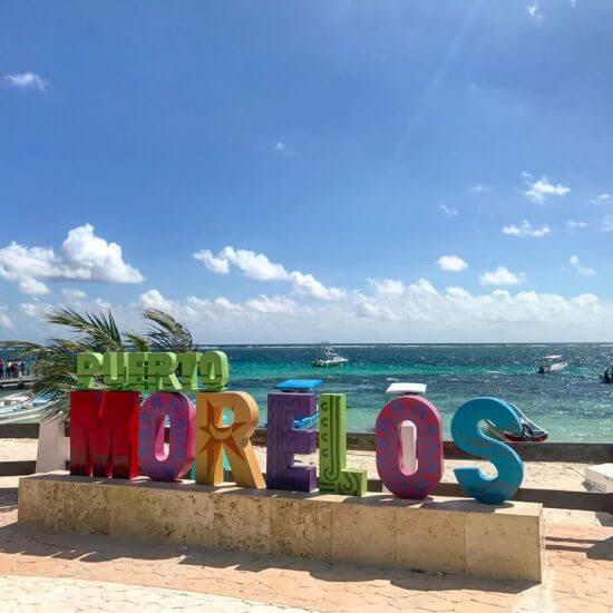 vacation in the boats of Puerto Morelos