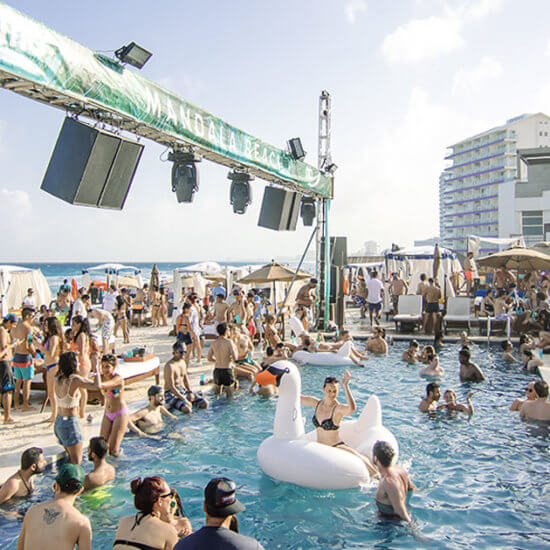 mandala beach pool party