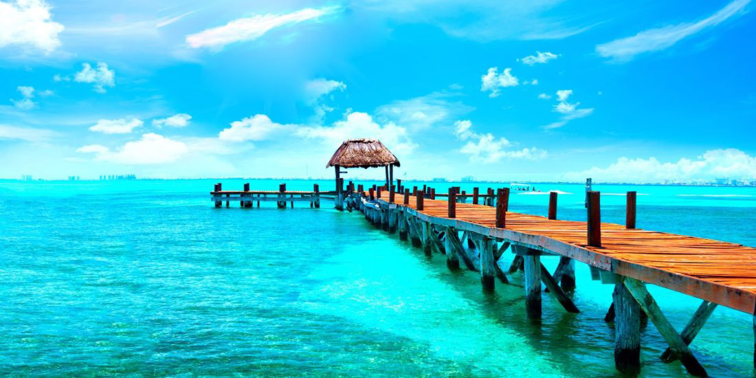 pier paradise on the sea